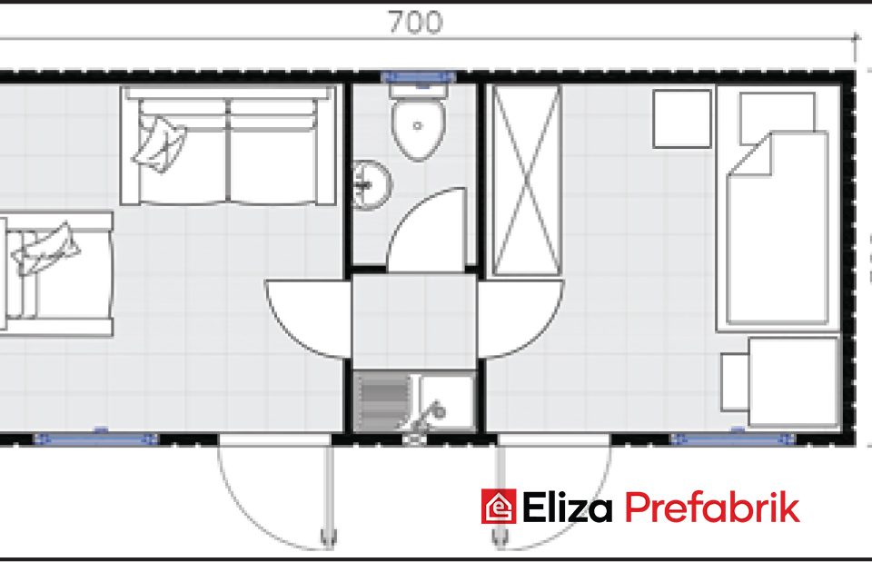 21 M2 Konteyner EVK303