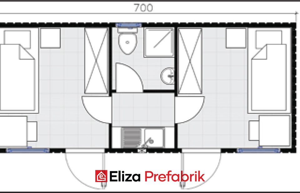 21 M2 Konteyner EVK306