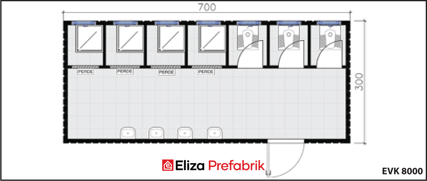 21 M2 Konteyner EVK8000